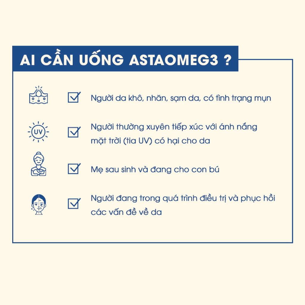 Viên uống đẹp da AstaOmeg3®